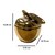 Manzana decorativa de cerámica color bronce -  SAGEBROOK HOME