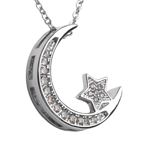 LuckyLy Collar Luna - Plata, Oro