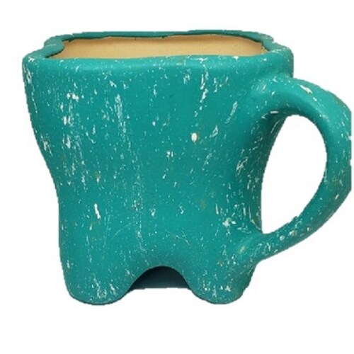 Taza en forma de muela
