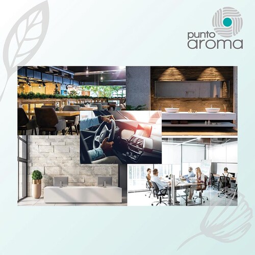 Punto Aroma - Kit Desinfectante líquido base aceite para pulverizar + 2 Cubrebocas de 5 capas - Líquido sanitizante atomizable - No flamable y no tóxico - Ideal para utilizar con humidificadores, máquinas de esterilización en frío y atomizadores - Contenido: 5l + 2 cubrebocas. (Base aceite)
