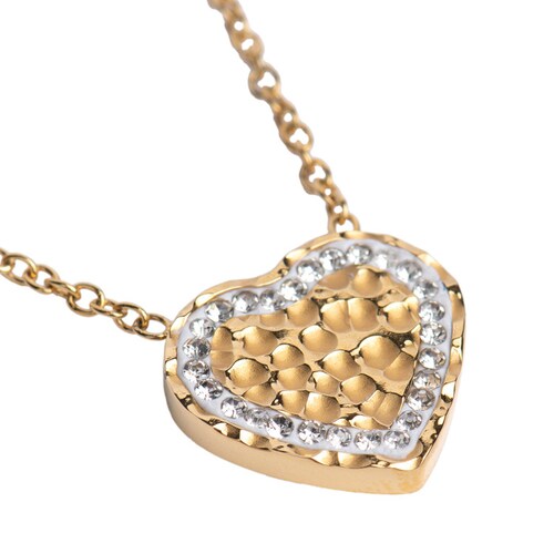 LuckyLy Collar Corazón Frida - Plata, Oro, Oro Rosa
