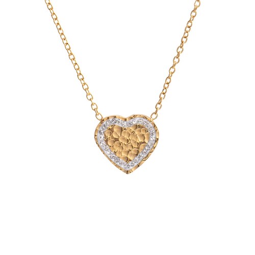 LuckyLy Collar Corazón Frida - Plata, Oro, Oro Rosa