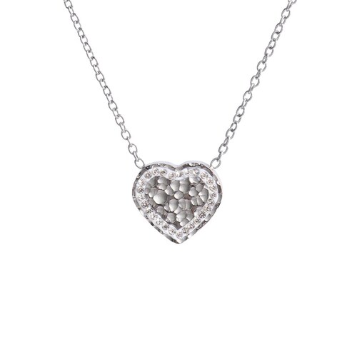 LuckyLy Collar Corazón Frida - Plata, Oro, Oro Rosa