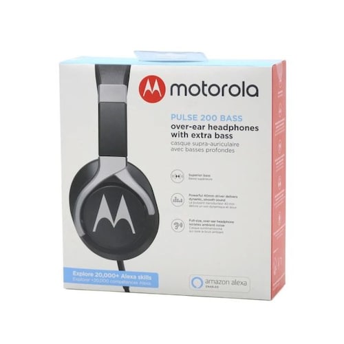 Audifonos alambricos MOTOROLA PULSE200BASS Extra Bass