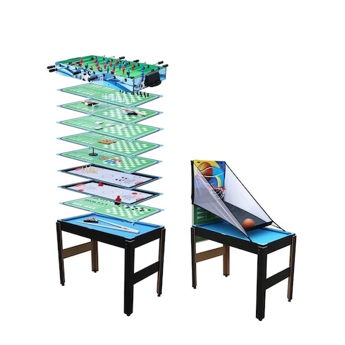 Mesa Multijuegos 14 En 1 Billar Futbolito Ping Pong Hockey