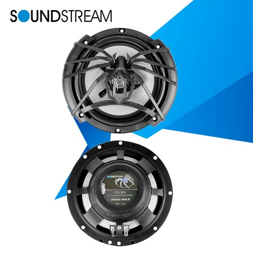 Par De Bocinas Cono Plata 6x5, 250w - X3-6.5 Soundstream