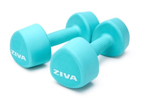PAR DE PESAS MANCUERNAS WINDSOR ZIVA ZIZIHMA057 EPS-RB40-2705 TRIANGULARES CHIC 4 KG TURQUESA END