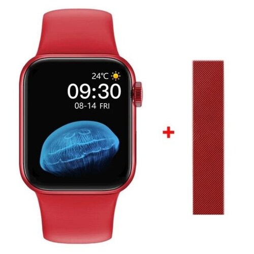 Reloj Inteligente SmartWatch 2021,HW Gama Alta, Pantalla Completa, 44mm, Resistente al agua, Llamadas, Hombre, Mujer, Personalizable, Deportivo, Sport, Formal.