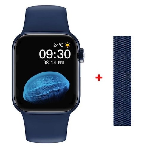 Reloj Inteligente SmartWatch 2021,HW Gama Alta, Pantalla Completa, 44mm, Resistente al agua, Llamadas, Hombre, Mujer, Personalizable, Deportivo, Sport, Formal.