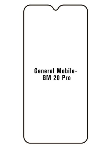 Jeco 99F Protector de Pantalla de Hidrogel Premium Para GENERAL MOBILE GM 20 PRO