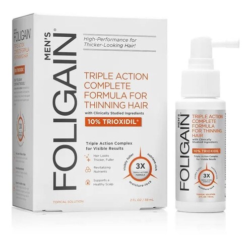 Foligain Trioxidil 10% Para 1 Mes De Tratamiento para barba y cabello