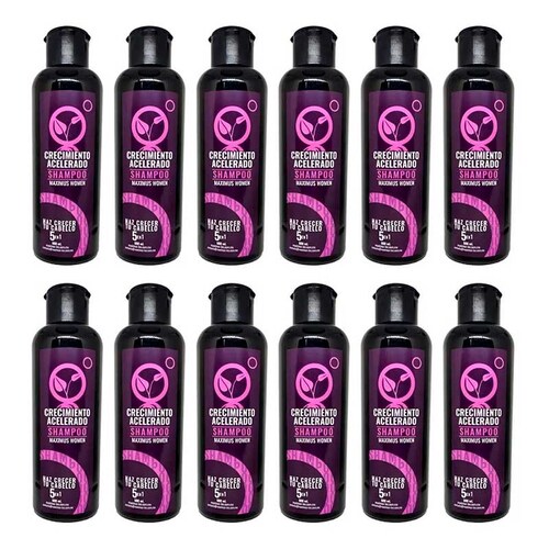 Kit 12 Shampoos Crecimiento Acelerado Dale Brillo Y Suavidad