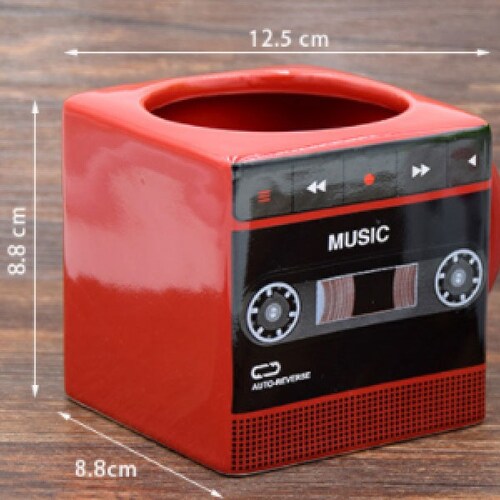 Taza de Céramica En forma de Radio Retro Vintage