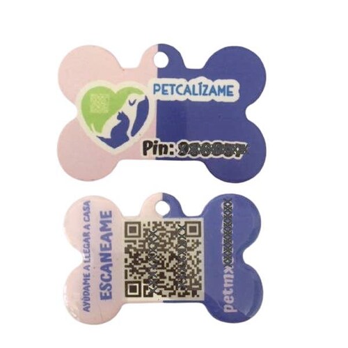 PLACA DE IDENTIFICACIÓN Y LOCALIZACIÓN PARA MASCOTAS