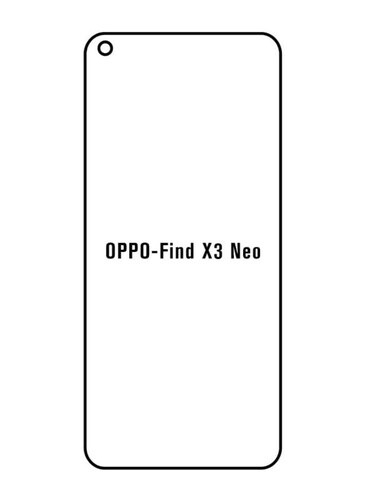 Jeco 99F Protector de Pantalla de Hidrogel Premium Para Oppo Find X3 Neo 5G