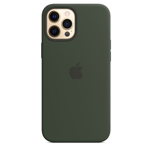 Funda de silicón con MagSafe para el iPhone 12 Pro Max - Verde Chipre -  Apple