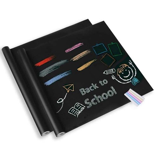 Pizarra Vinilo Adhesivo marca LG Negro Mate Para Pared 60x200cm