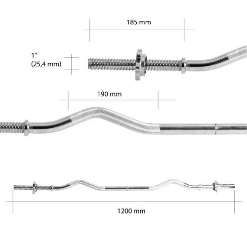 Kit De Pesas 102lb, Barra Recta / Barra Z/2 Barras /discos