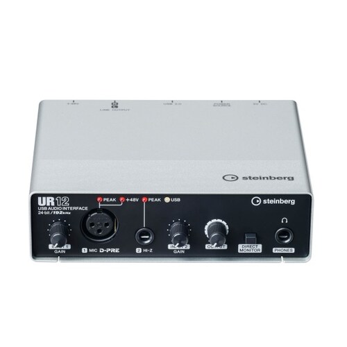 Interfaz de Audio 2x2 ch USB Steinberg UR12-gris 