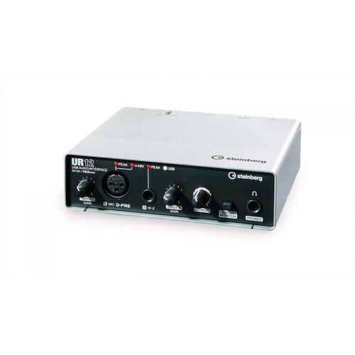 Interfaz de Audio 2x2 ch USB Steinberg UR12-gris 