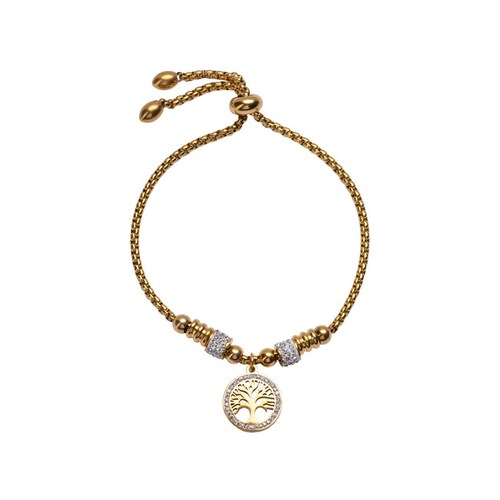 LuckyLy Pulsera Pía - Plata, Oro, Oro Rosa
