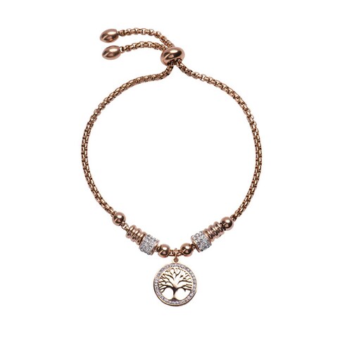 LuckyLy Pulsera Pía - Plata, Oro, Oro Rosa