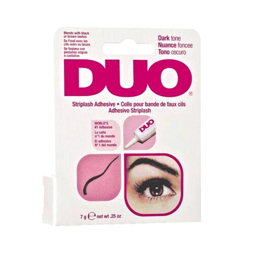 Pegamento DUO Para Pestañas Postizas Obscuro Original 