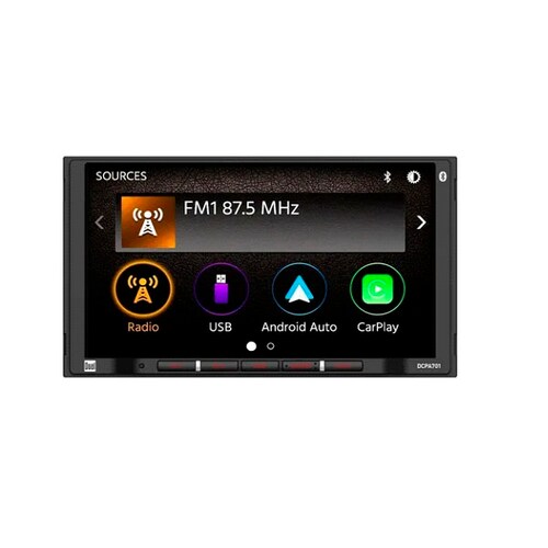 Auto Estéreo De Pantalla Con Car Play Dual Dcpa701 De 7  