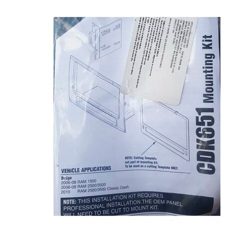 FRENTE ADAPTADOR PARA RAM 2006-2006 DOBLE DIN CDK651