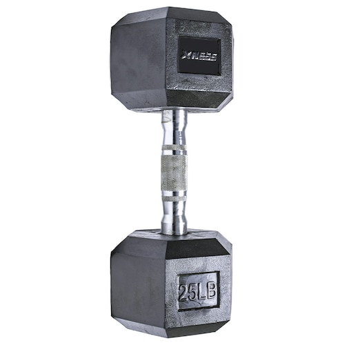 XNESS Par Mancuernas Pesas Hexagonales 25 lb kg