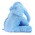Muñeco De Felpa Almohada, Elefante Azul Con Manta 60 cm