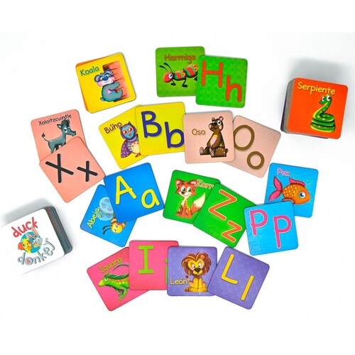 Memo Brain ABC, Memorama para aprender el abecedario 