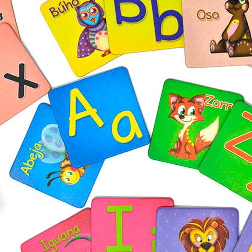 Memo Brain ABC, Memorama para aprender el abecedario 