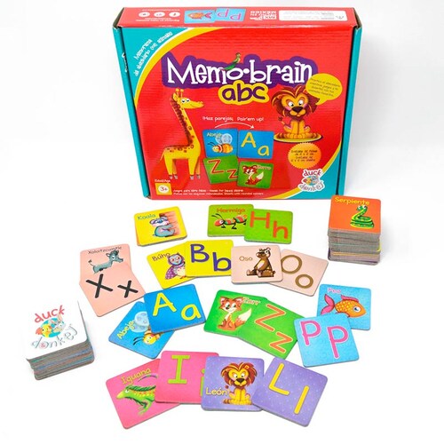 Memo Brain ABC, Memorama para aprender el abecedario 