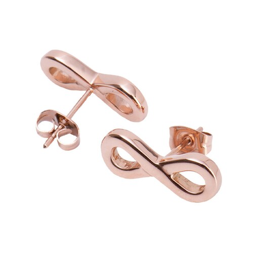 LuckyLy Aretes Infinito Eva - Plata, Oro, Oro Rosa