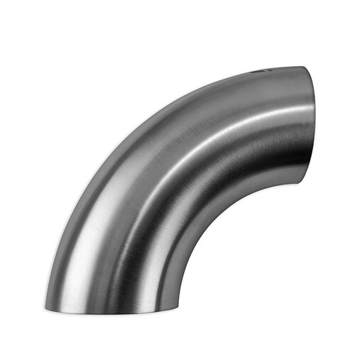 Vauli Conector Tubo Mandrilado Inoxidable 304 Codo A 90º Grados (2 1/2")