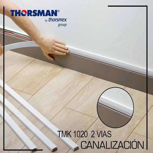 CANAL TMK 1020 C/DIV 10 PZAS DE 6 PIES C/CINTA AUTOADHERIBLE THORSMAN 5101-21252