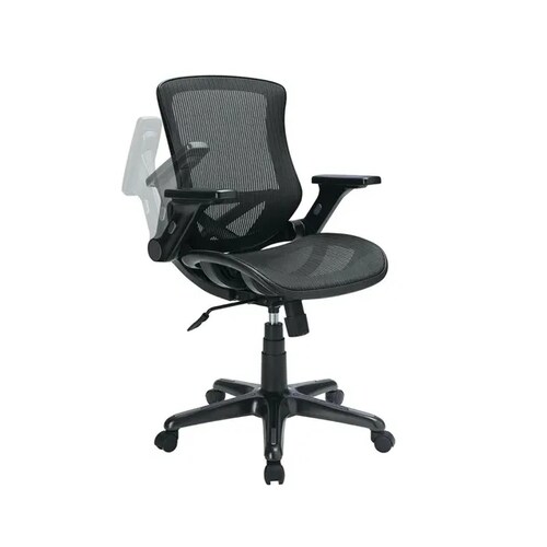 Silla De Oficina Bayside Furnishings Corc-8-5 Ergonomica Negra