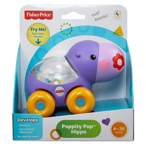 Fisher - Price Amigos Poppity Pop Hipopótamo 6-36 Meses