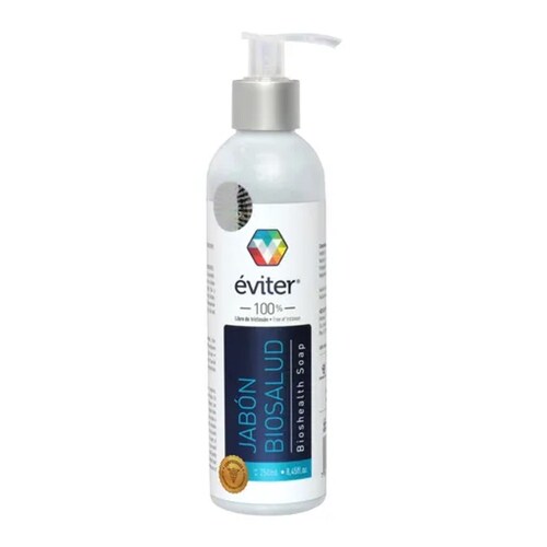 Jabón Antiseptico Eviter Biosalud Antiviral 250 Ml