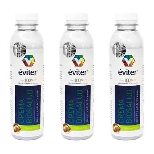 Crema Antiseptica Regeneradora 3 Piezas Biosalud Eviter250ml