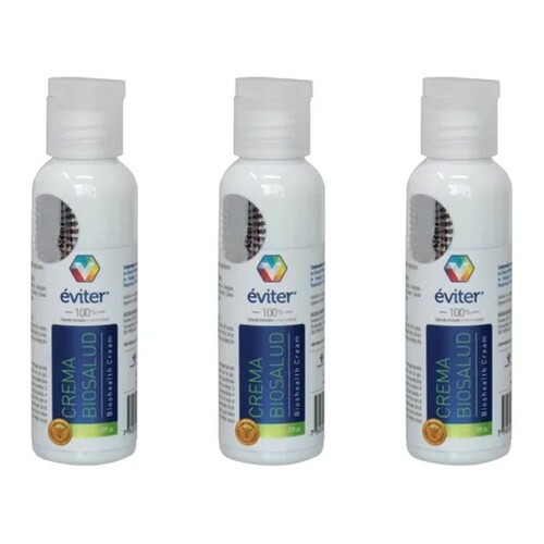 Crema Antiseptica Regeneradora 3 Piezas Biosalud Eviter 60ml