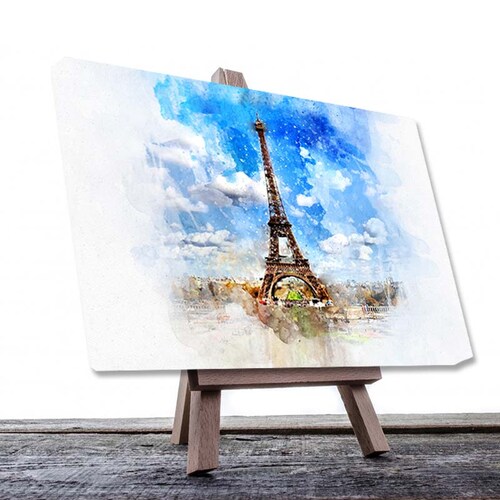 Cuadro Decorativo Canvas Torre Eiffel artístico
