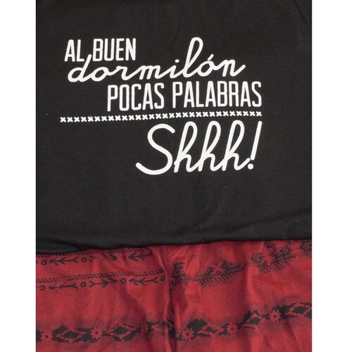 Pijama Hombre Verano: Al buen dormilón pocas palabras: Shhh!