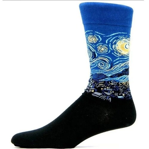 Calcetines Largos Unisex Obras De Arte Pinturas De 4 Pares