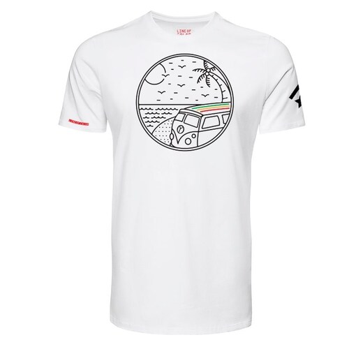 Line of Color playera reggae Combi Rasta