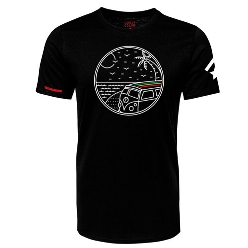 Line of Color playera reggae Combi Rasta