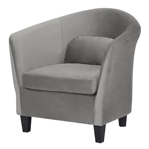 Sillon Sofá Mainstays Individual Gris