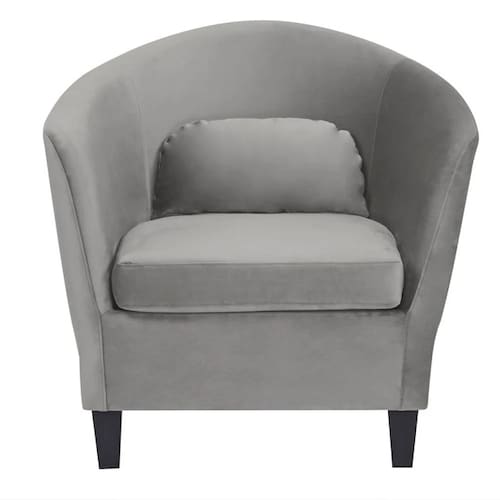 Sillon Sofá Mainstays Individual Gris