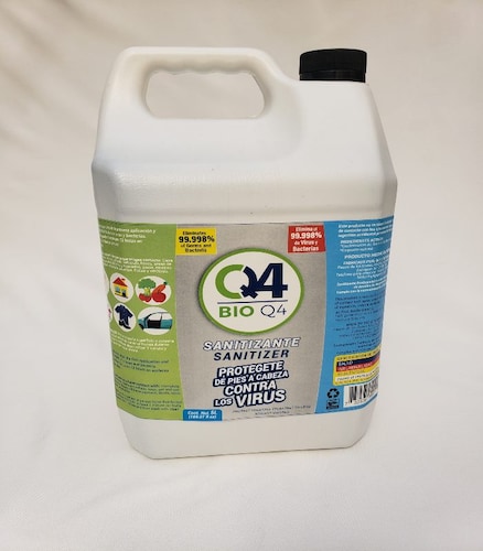  SANITIZANTE LIQUIDO 5 LTS HOSPITALARIO, HOGAR Y ALIMENTICIO